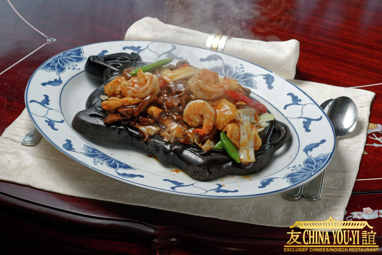 Tiepan gerechten china you yi beerta